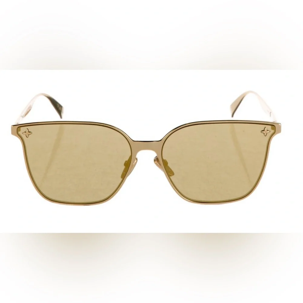 NWT Louis Vuitton 2024 My Monogram Frame Sunglasses Gold - Picture 3 of 3
